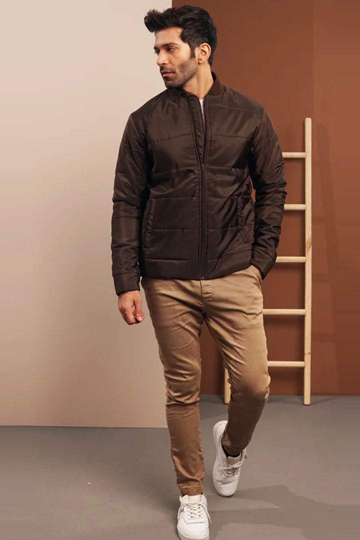 Mocha Puffer Jacket - Mendeez PK 