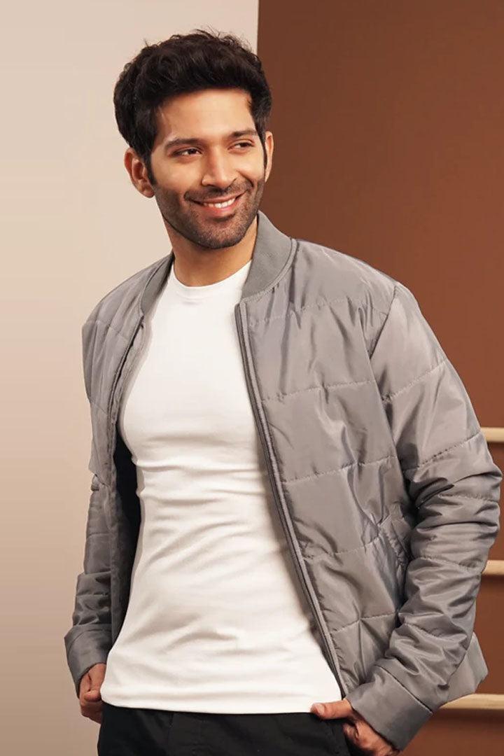 Smoky Gray Puffer Jacket - Mendeez PK 