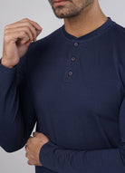 Aegean Full Sleeves Henley Tshirt-MENDEEZ-T-Shirts