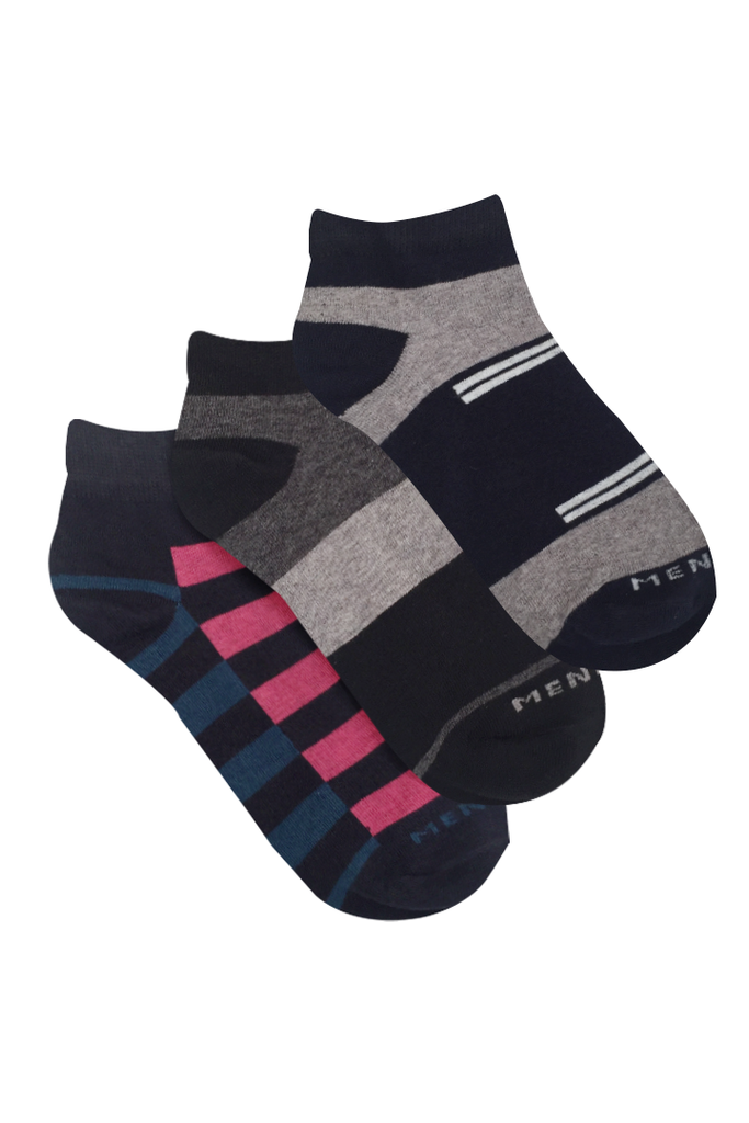 The Party Ankle Socks - Pack of 3 - Mendeez PK 