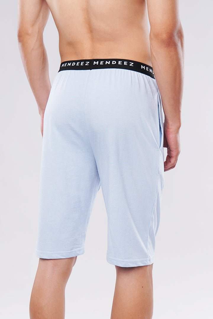 Arctic Blue Snugger Shorts-MENDEEZ-Shorts