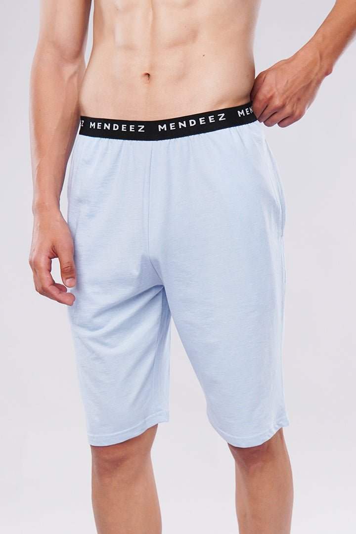 Arctic Blue Snugger Shorts-MENDEEZ-Shorts