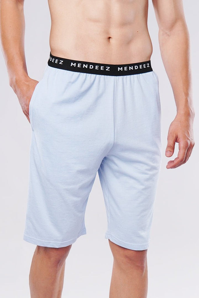Arctic Blue Snugger Shorts-MENDEEZ-Shorts