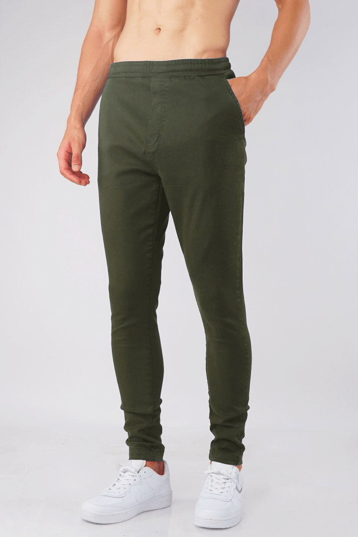 Shop Army Green All Day Pants Online | Mendeez PK