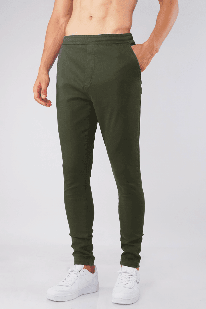 Army Green All Day Pants-MENDEEZ-Jogger Pants