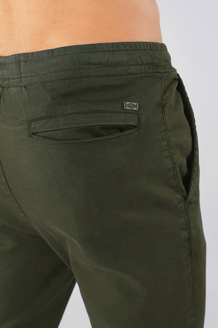 Shop Army Green All Day Pants Online | Mendeez PK