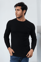 Jet Black Thermal Sweatshirt - Mendeez PK 