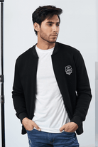 Basic Black Fleece Jacket - Mendeez PK 