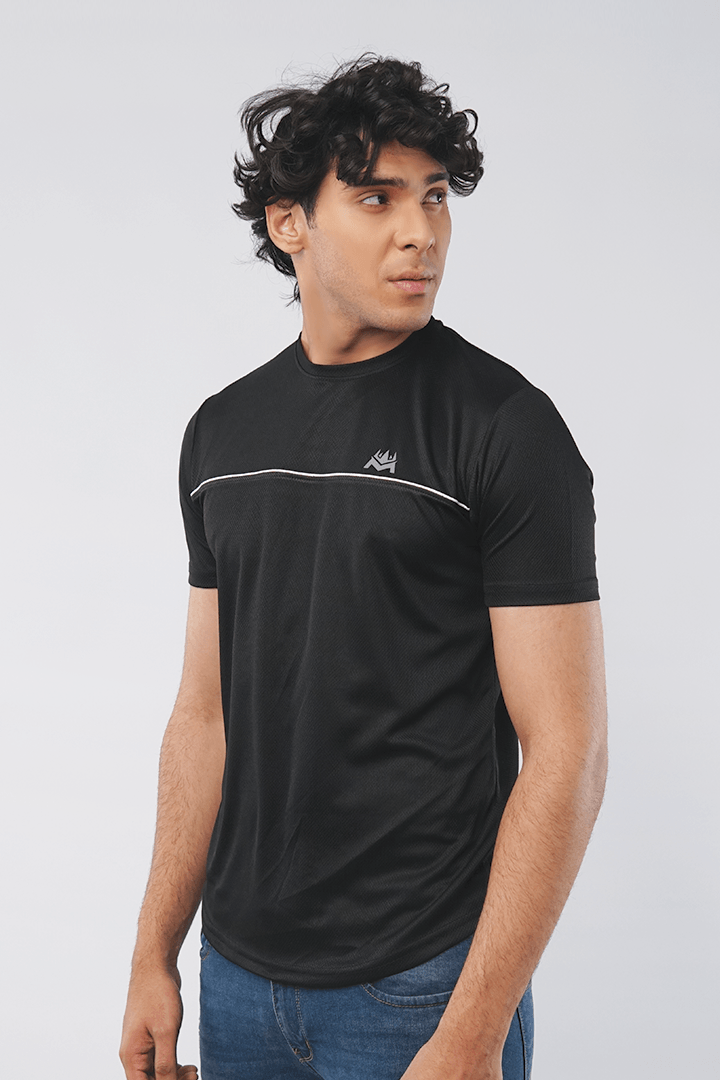 Black Game Activewear T-shirt-MENDEEZ-T-Shirts