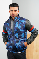 The Peacoat Printed Bomber Jacket - Mendeez PK 