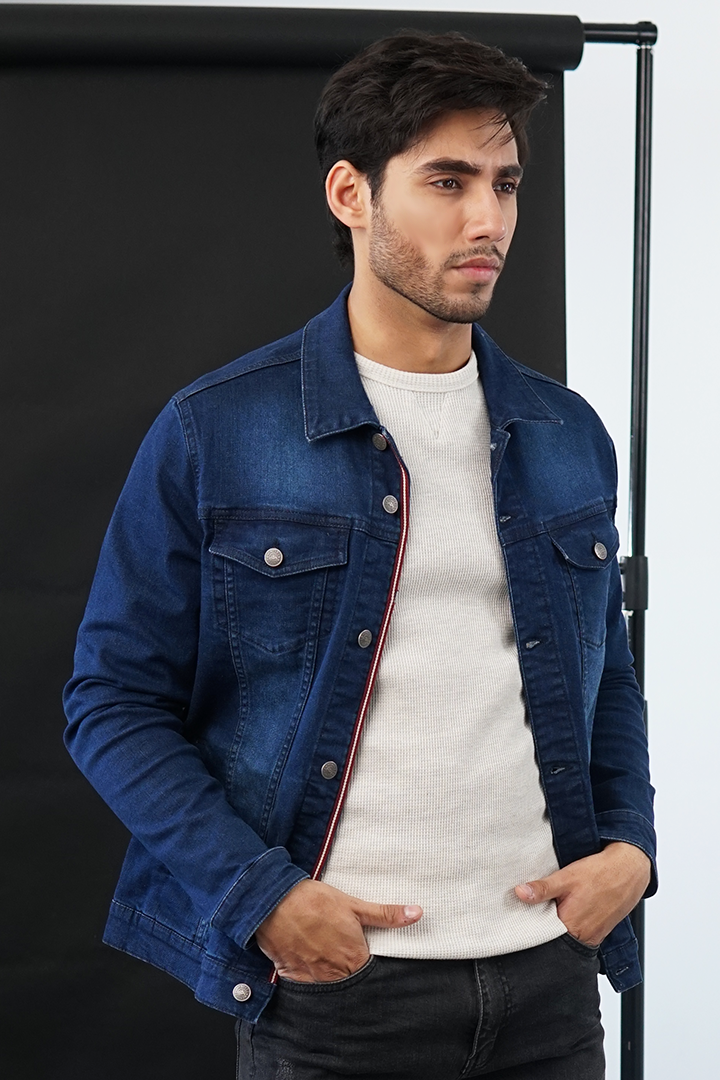 Classic Blue Denim Jacket - Mendeez PK 