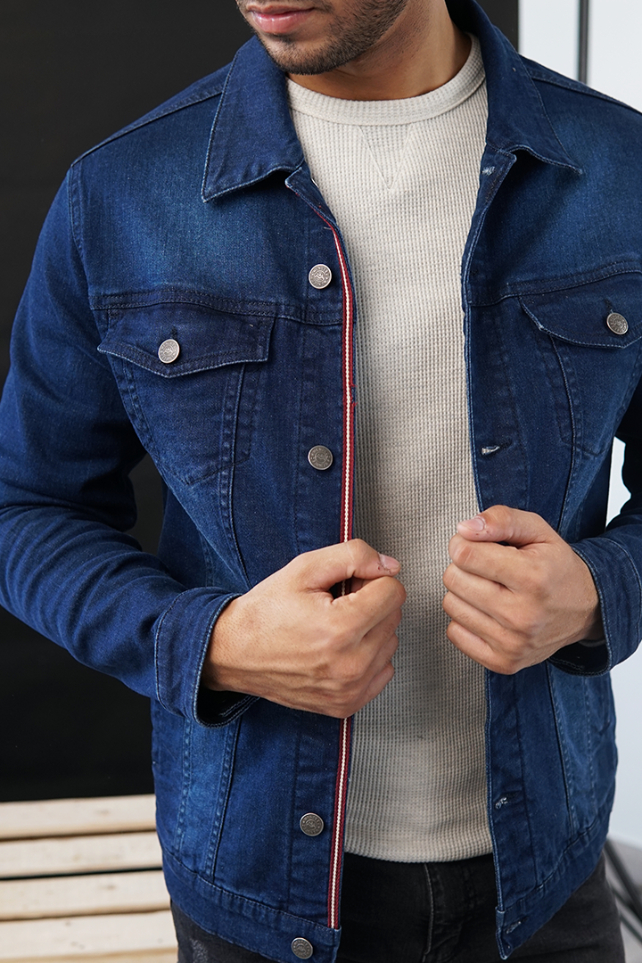 Classic Blue Denim Jacket - Mendeez PK 