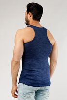 Albescent Tank Top - Textured Blue - Mendeez PK 