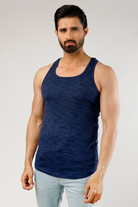 Albescent Tank Top - Textured Blue - Mendeez PK 