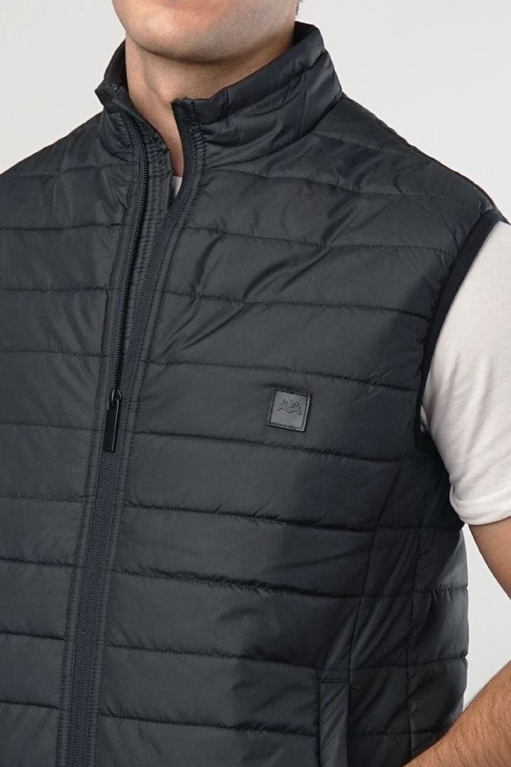 Ebon Quilted Puffer Jacket - Mendeez PK 