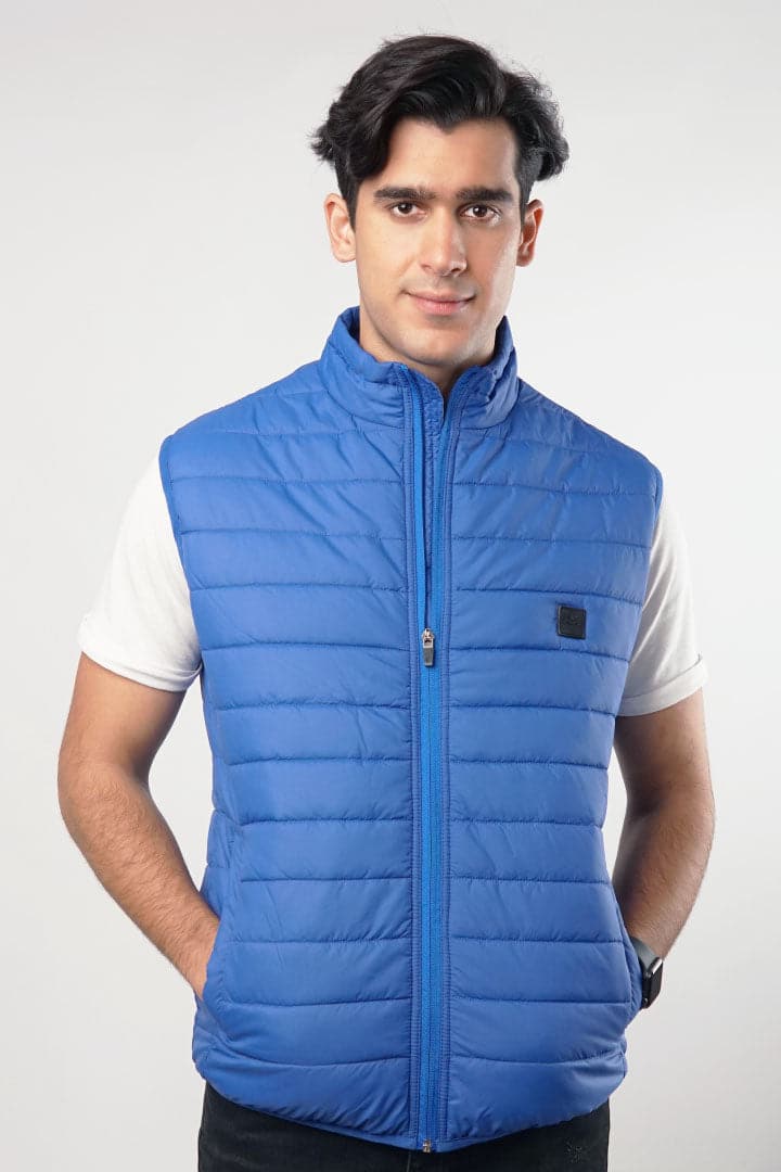 Azure Quilted Puffer Jacket - Mendeez PK 