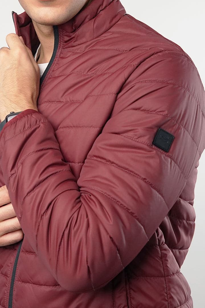 Mahogany Quilted Puffer Jacket - Mendeez PK 