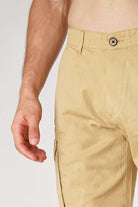 Camel Cargo Shorts-MENDEEZ-Shorts