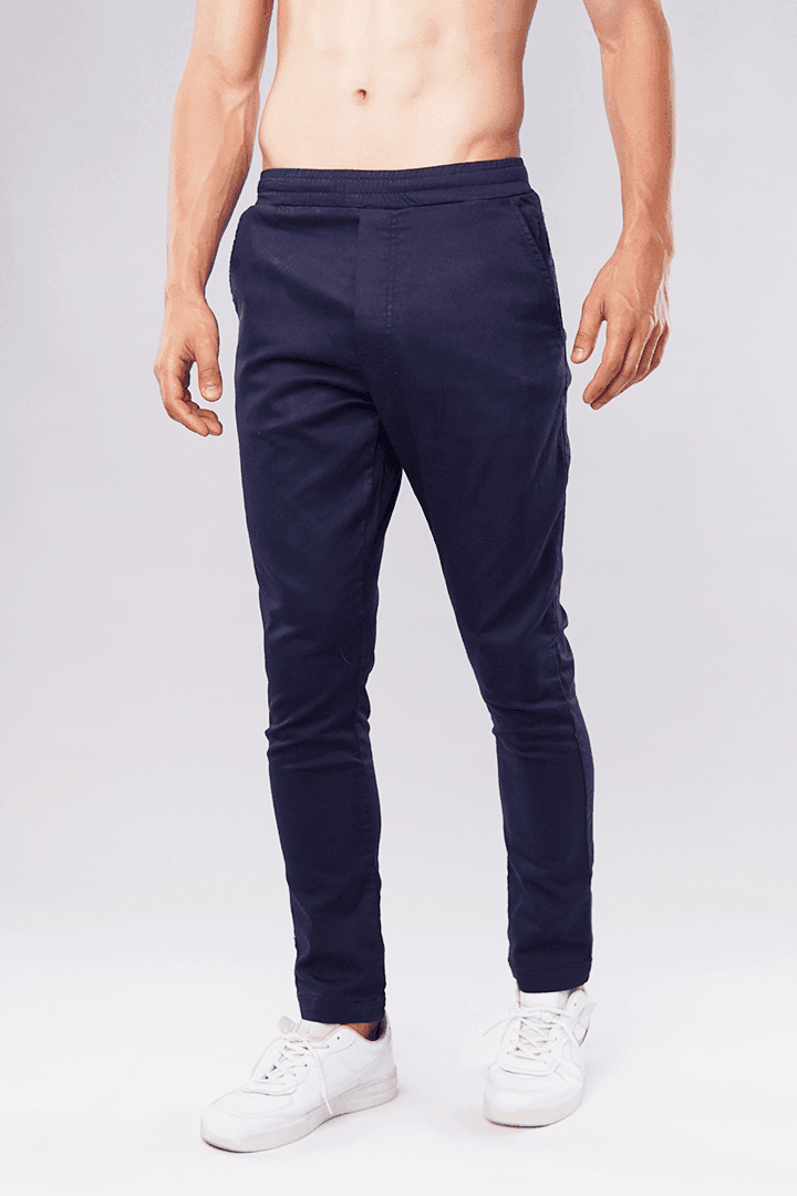Buy All Day Pants Navy Blue Online in Pakistan from Mendeez