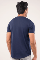 Cerulean V-Neck T-Shirt - Navy Blue-MENDEEZ-T-Shirts