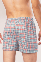 Checked Jersey Boxer Shorts-MENDEEZ-Boxers
