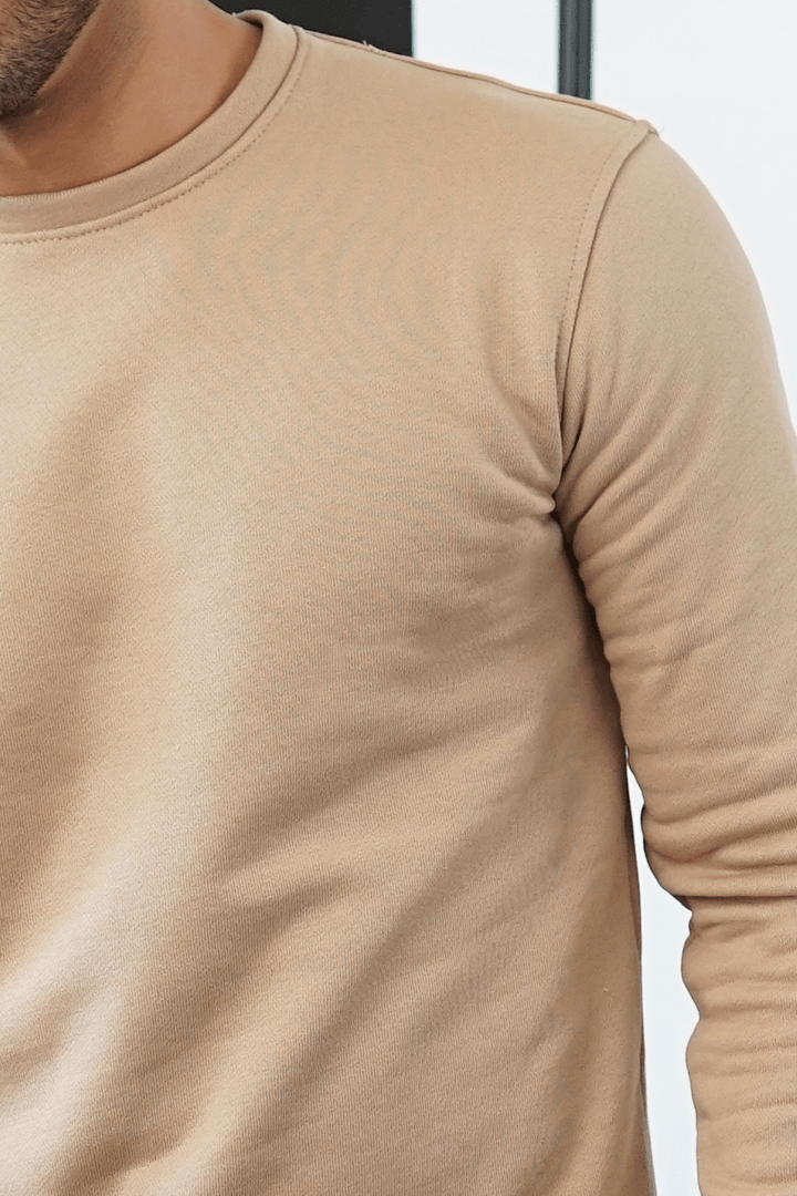 Beige Terry Sweatshirt - Mendeez PK 