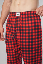 Red Plaid Woven Pajama - Mendeez PK 