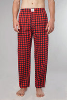 Red Plaid Woven Pajama - Mendeez PK 