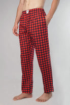 Red Plaid Woven Pajama - Mendeez PK 