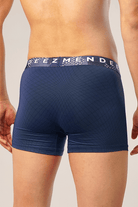 Dark Navy Print Boxer Trunk-MENDEEZ-Trunks