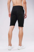 Deep Black Terry Shorts-MENDEEZ-Shorts