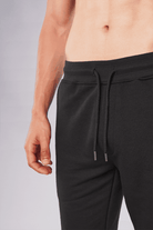Deep Black Terry Shorts-MENDEEZ-Shorts