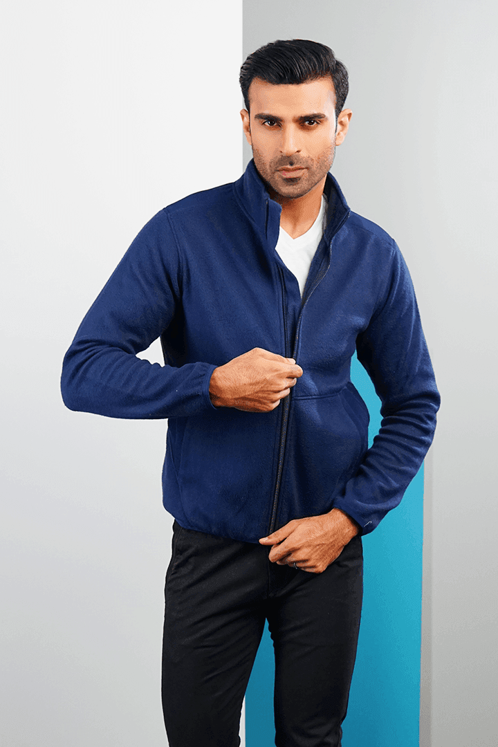 Egyptian Blue Polar Jacket-MENDEEZ-Jackets