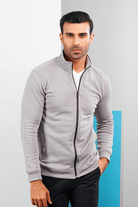 Feather Gray Terry Jacket-MENDEEZ-Jackets