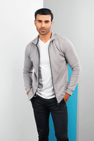 Feather Gray Terry Jacket-MENDEEZ-Jackets