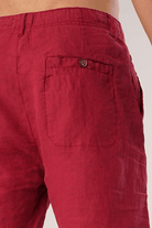 Ferrari Red Casual Shorts-MENDEEZ-Shorts