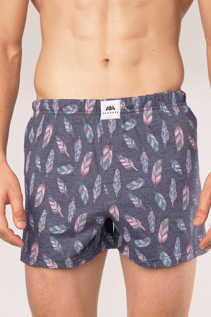 Foliole Jersey Boxer Shorts-MENDEEZ-Boxers