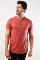 Friege Short Sleeve Henley T-Shirt - MENDEEZ (4793771458669)