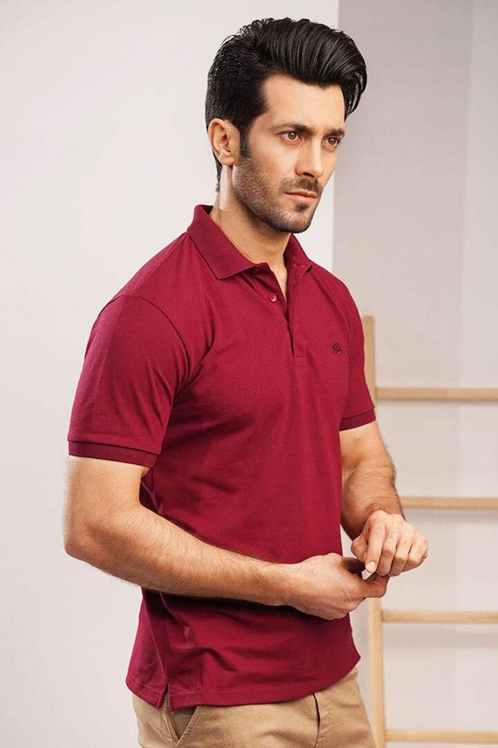 Maroon Polo Shirt Maroon T Shirt Outfit Men Buy Polo Shirt Maroon