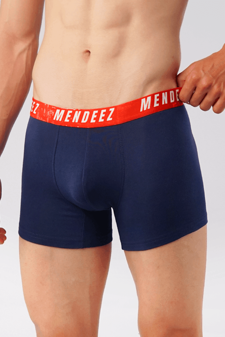 Graphic Red Boxer Trunk-MENDEEZ-Trunks