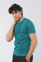 Emerald Green Henley T-shirt - Mendeez PK 