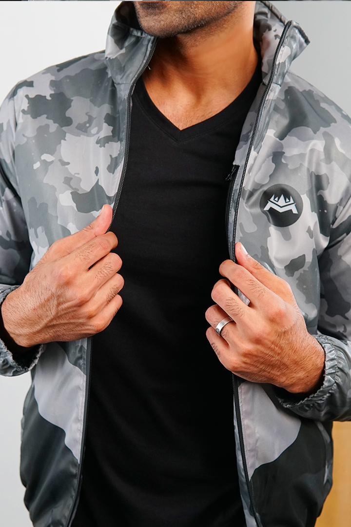 The Parka Printed Bomber Jacket - Mendeez PK 