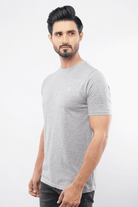 Grey Crew Neck Tshirt-MENDEEZ-T-Shirts