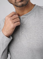 Harbor Full Sleeves Henley Tshirt-MENDEEZ-T-Shirts