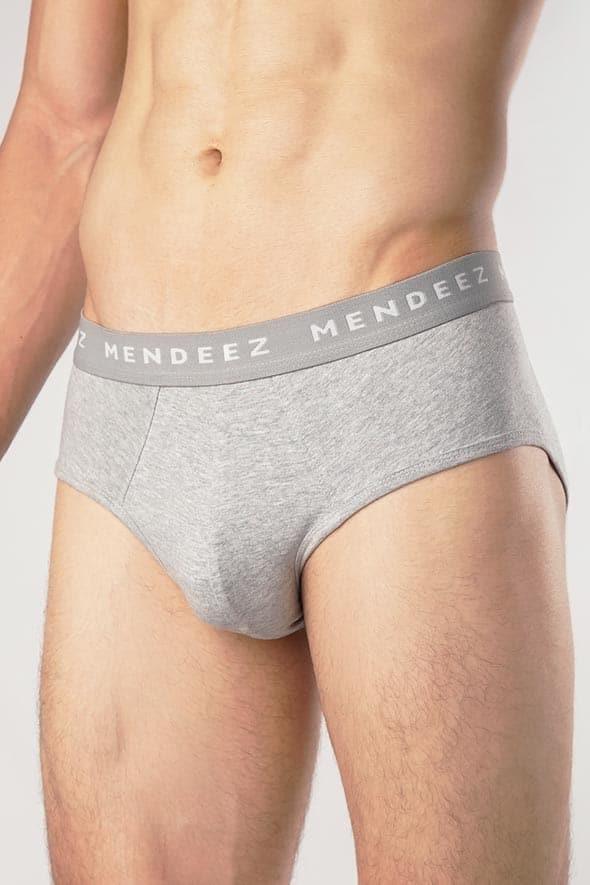 Heather Grey Brief-MENDEEZ-Brief