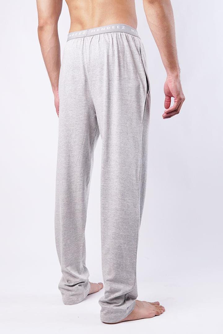 Heather Grey Jacquard Pajama-MENDEEZ-Pajama