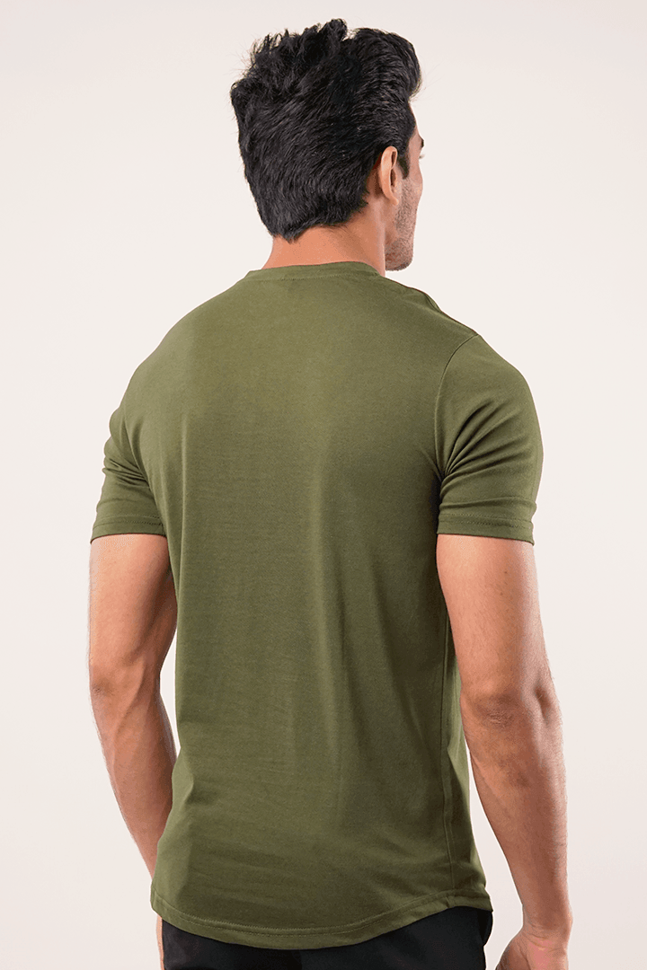 Hokum Short Sleeve Henley T-Shirt-MENDEEZ-T-Shirts