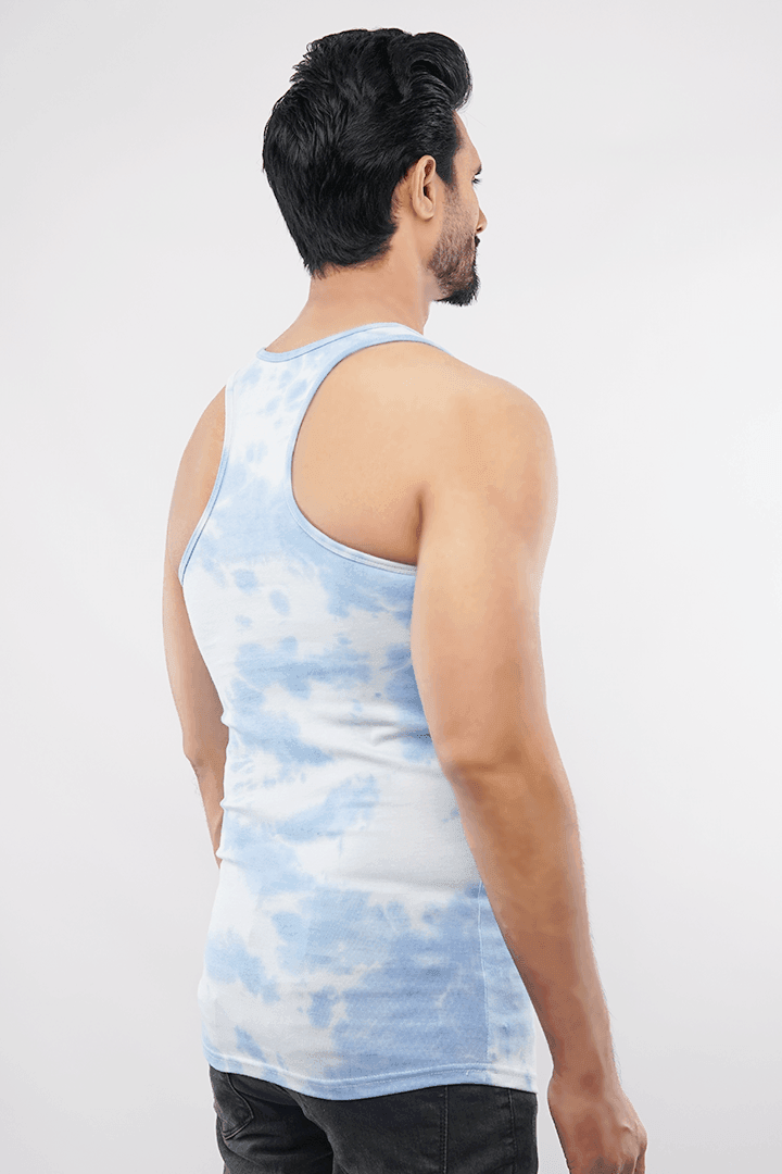 Icy Blue Tie and Dye-MENDEEZ-Tanktops