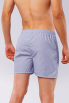 Icy Polka Woven Boxer Shorts-MENDEEZ-Boxers