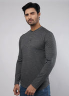 Ink Well Full Sleeves Henley Tshirt-MENDEEZ-T-Shirts